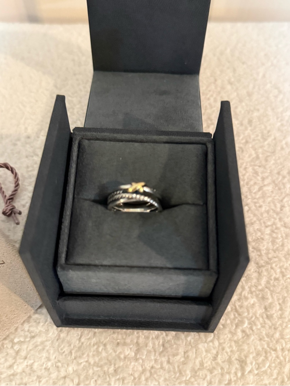 David Yurman X Crossover Band Ring - Picture 8 of 11